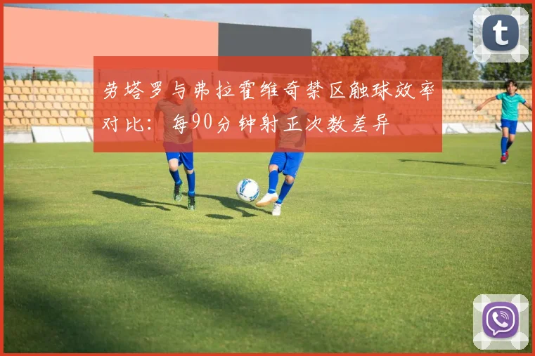 劳塔罗与弗拉霍维奇禁区触球效率对比：每90分钟射正次数差异